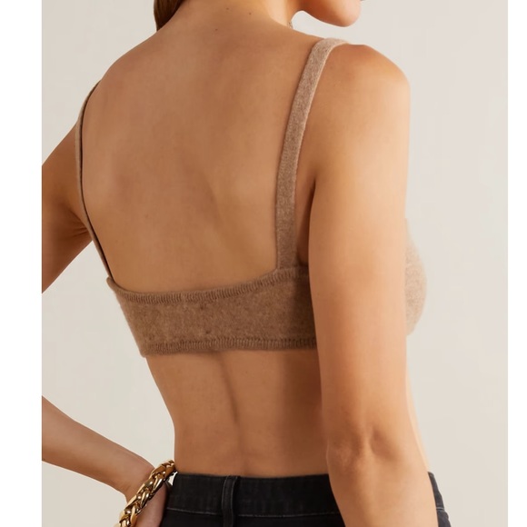 KHAITE Tan Knit Bra - Picture 3 of 4